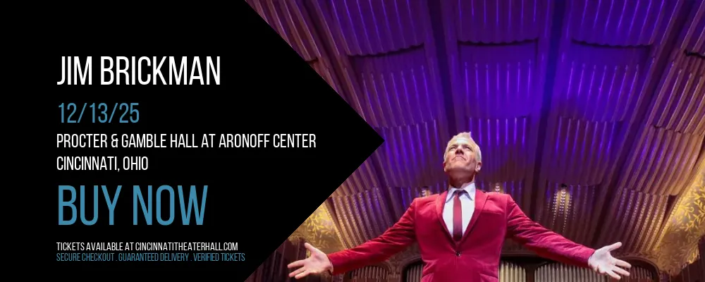 Jim Brickman at Procter & Gamble Hall at Aronoff Center