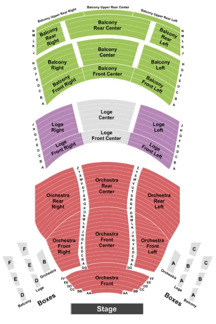 procter & gamble hall at aronoff center seating chart